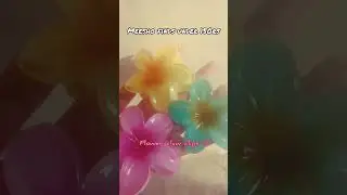 flower claw clips 🎀comment for link 🎀 #clawclips #clawcliphack #clawclip #flowers #flower #trending
