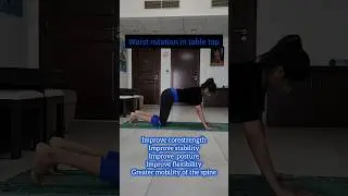 waist rotation #yoga #fitness fitne