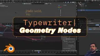Procedural Typewriter Effect in Blender &mdash; Fully Customizable with Geometry Nodes
