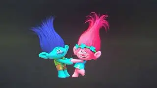 trolls poppy branch and friends intro with prince charming from cinderella