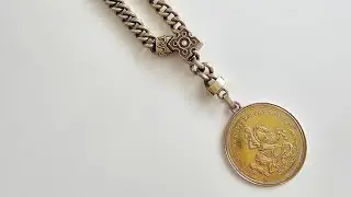 Arany l&aacute;nc,  &eacute;rme med&aacute;llal. Magyar Aranykereskedő Zrt &Eacute;kszeraukci&oacute;s H&aacute;z www.ekszeraukcio.hu