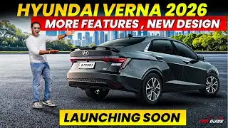 NEW Hyundai Verna 2026 Spied 🔥 Launch Soon 🔥 Skoda Slavia & VW Virtus Rival 🤯