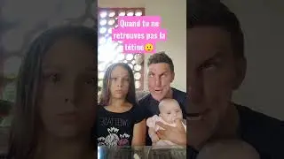 &ccedil;a fait mal au pousse🤨#humour #famille #grimace #bebe