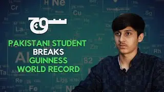 Pakistani Student Breaks Guinness World Record