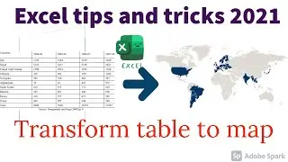 How to create Map Chart / Geo Chart in Excel- Risk management tool