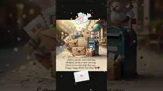 World Post Day 2025 Status || Happy World Post Day Status || World Post Day Status Video