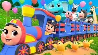 Train Choo Choo Song | Find the Animal + More Lalafun Nursery Rhymes & Kids Songs