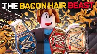 Playing as a NOOB in Roblox WWE