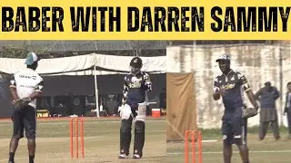 Babar Azam and Saim Ayub Batting with Coach Darren Sammy | Babar Azam in Psl 2024 live