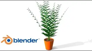 Blender 4.2 - Interior plant modelling tutorial in blender