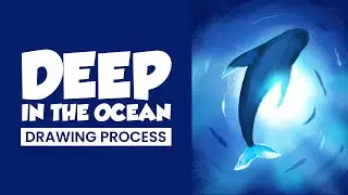 Photoshop Drawing | Deep In The Ocean |  Digital Art | Drawing Process