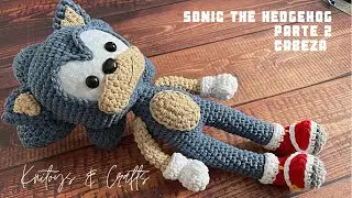 Amigurumi SONIC a crochet - Parte 2 Cabeza