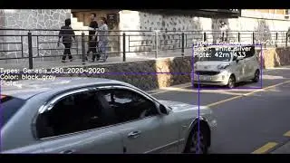 Real-time car information recognition (car types, color, and license)