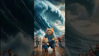 Cats first time on a cruise ship #shorts