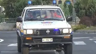 [RARE] Mezzi Protezione Civile Comunale Imperia in sirena/emergenza!