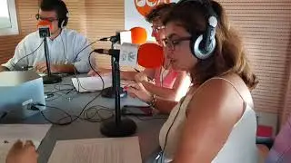 Im&aacute;genes primer programa Radio Alma en el INDESS