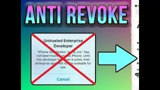 ANTI REVOKE APP FOR IOS 11,10,9 FINAL (NO JAILBREAK)