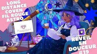 R&eacute;veil en douceur #19 - Long distance coven fil rouge astro DAC #diamondpainting #arttherapy
