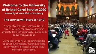 University of Bristol Carol Service 2020