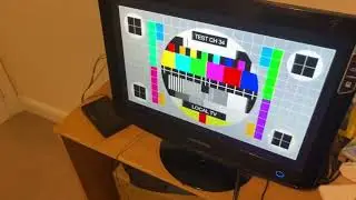 Homemade Analog Station on CH 34 (UK) Broadcasting in PAL - 12 Watts