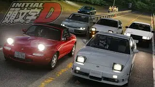 Mika vs Kenji | Initial D CD Drama | Assetto Corsa