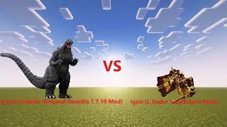 Heisei Godzilla Vs Ignis (No Buff And Nerf Addons) | Modded Minecraft Mob Battle | 1.20.1