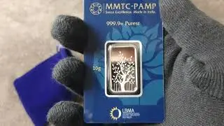 MMTC PAMP 10G Silver bar from AJIO - Unboxing 