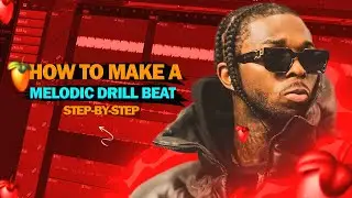 HOW TO MAKE MELODIC DRILL BEATS FOR POP SMOKE , CENTRAL CEE etc.