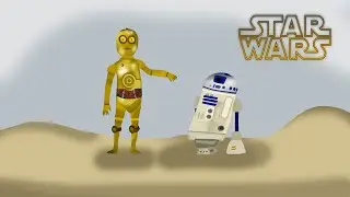 Special star Wars : how to draw C-3PO & R2-D2