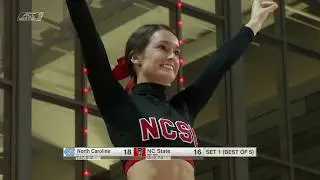 2018.11.14 North Carolina Tar Heels at NC State Wolfpack Volleyball