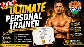 ULTIMATE PERSONAL TRAINER COURSE//Class - 002 //Online//Certification//Free//