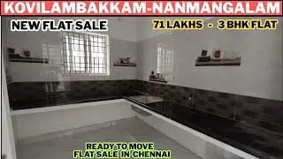 Flats for sale in kovilambakkam Nanmangalam🤩Ready to move new flat sale in chennai #flat #home #new
