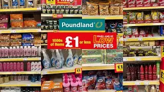POUNDLAND 1000S OF ITEMS &pound;1 OR LESS LOW PRICES JAN 2023 | POUNDLAND HAUL | TRAVELANDSHOP WITH ME