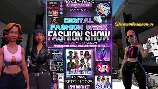 Digital Fashion Week Fashion Show In Meta Horizon 2025 (Part 3)
