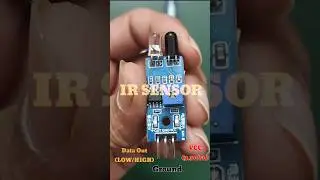 Interface Interesting IR Sensor used for Short range Object Detection #electronics #youtubeshorts