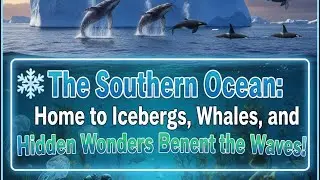 ❄️ &ldquo;The Southern Ocean: Home to Icebergs, Whales, and Hidden Wonders Beneath the Waves!&rdquo; #Southern