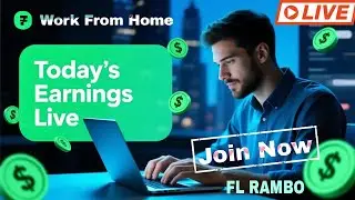 🟢 Online Earning LIVE 💰 Micro Task & Data Entry Tutorial 🔥 Live Proof | Fl Rambo