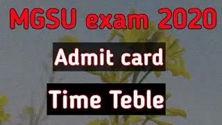 How to Download Practical Admit Card B.A/B.SC/B.COM MGSU Bikaner !!