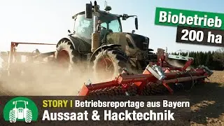 Biolandhof Breitsameter Teil 2: Aussaat (Fendt Vario & Fendt Geräteträger) | Legehennenhaltung | Bio
