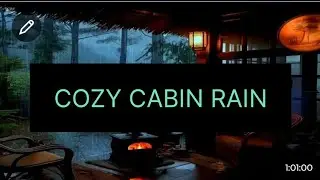 Cozy Cabin Ambience 🌧️ | Cozy Cabin Rain Sounds for Sleeping, Deep Sleep & Relaxation