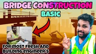 Bridge construction in tamil | bridge | pile foundation | bridge construction | bridge work