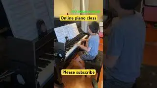Online piano class #education #daily #life #sf #summer #holiday #smart #boy