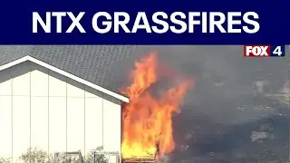 Crews extinguish grassfires in Ellis, Kaufman counties