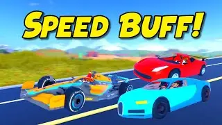 SPEED BUFF! McLaren F1 is now INSANELY FAST.. (Roblox Jailbreak)