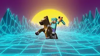 Minecraft Soundtrack/C418 - Aria Math (Synthwave Remix) [Remastered]