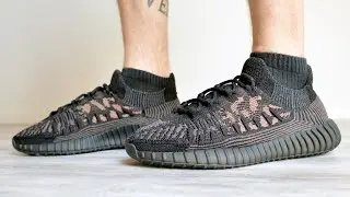 Yeezy Boost 350 V2 Compact Slate Carbon on Feet Review