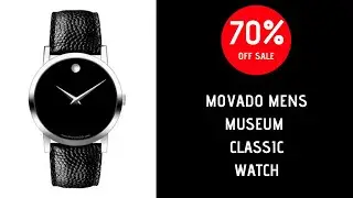 Movado Men&rsquo;s Museum Classic Watch in Black
