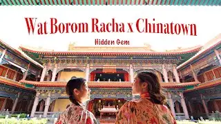 Stunning Chinese Temple and Chinatown | Wat Borom Racha Kanchana Pisek | Chinese New Year 2023