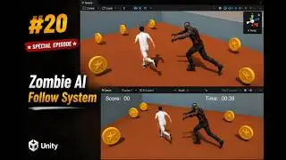 Enemy AI follow player using NavMesh 2.0 setup in unity 6. #20 (Beginner 2026) 