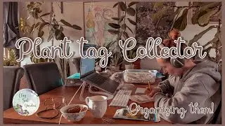 Collector incoming! | Organizing my Plant Tags | Clay Soil Garden